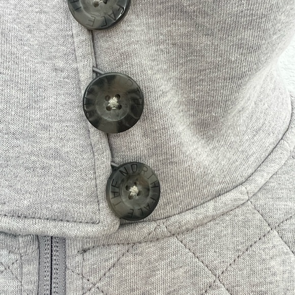 The North Face Caroluna Gray Diamond Quilted Jacket Women’s Size Large - Picture 4 of 9